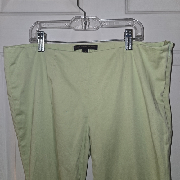 Brooks Brothers 346 Natalie Fit Light Green Pants Size 4 - Picture 2 of 10